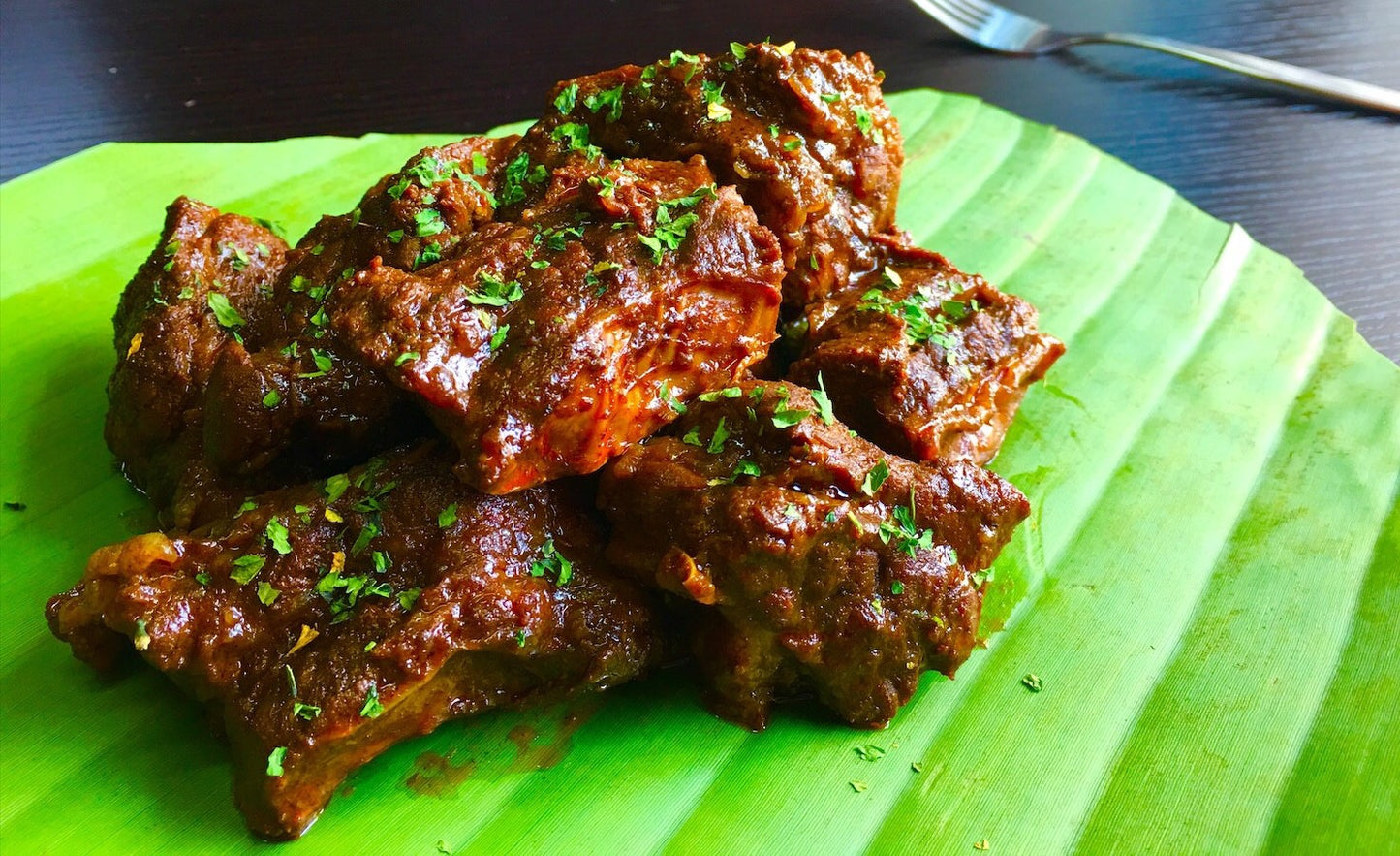 E3. 印尼巴東牛肋肉配薯菜