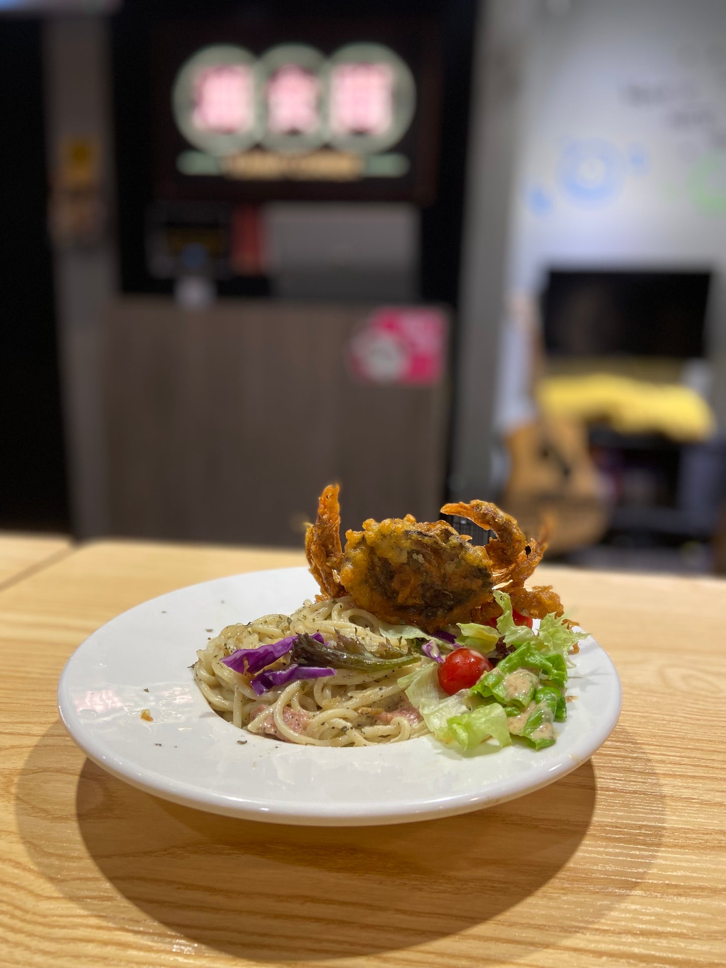 原隻軟殼蟹黑松露意粉